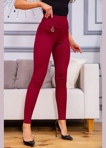 Повседневные женские лосины, бордового цвета, Ager (317432807)