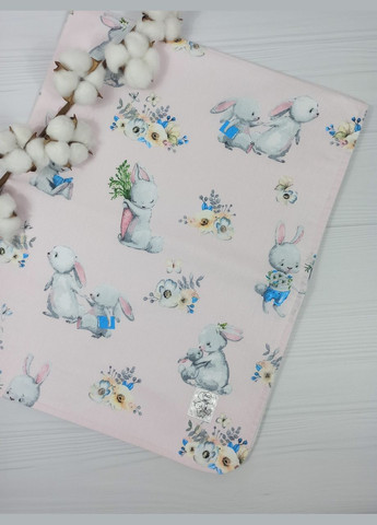 Набір пелюшок для новонароджених a.l.babybox Зайчик з мамою Рожевий No Brand (308379631)