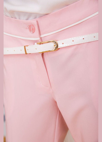 Классические женские брюки розовые с поясом прямые размер 44 (sku_182R245) Ager (316504359)