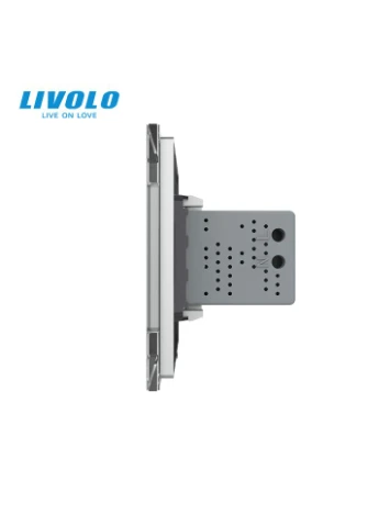 Розетка подвійна USB з блоком живлення скло (VL-C792U-15) Livolo (375456950)