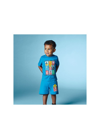 Синяя пижама (футболка и шорты) для мальчика fireman sam 371169 Disney