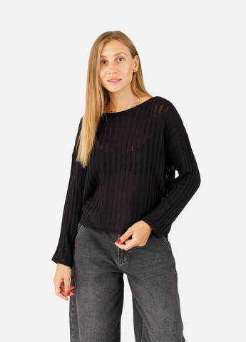 Жіночий джемпер колір чорний ЦБ-00257246 Karon (301196345)