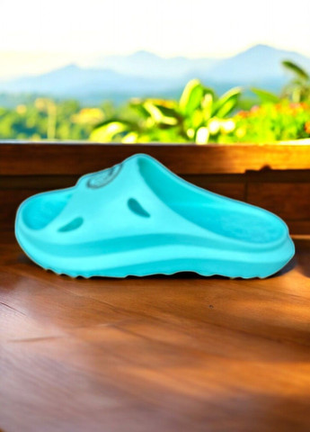 Бирюзовые спортивные, домашние, пляжные, откровенные, повседневные, кэжуал, вечерние шлепанцы женские пляжные No Brand