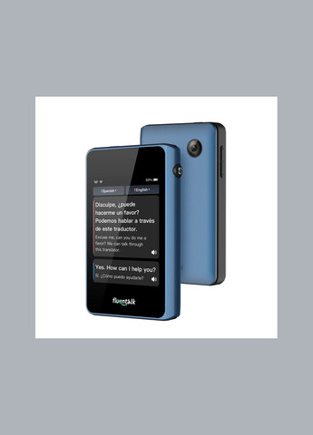 Голосовий перекладач Fluentalk T1 Mini онлайн, офлайн, фото переклад, 40 мов Blue Timekettle (322707051)