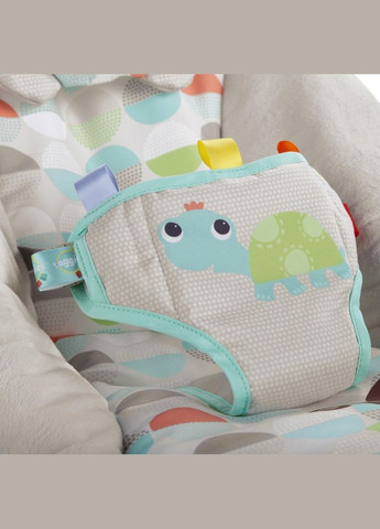 Кресло-шезлонг Happy Safari Bouncer Сафари серое Bright Starts (303925099)