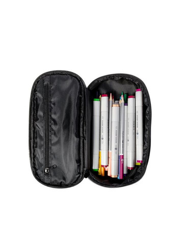 Пенал для художніх матеріалів 742627 24х11х5.5 см чорний Santi (327609363)