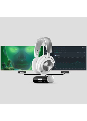 Гарнитура Arctis Nova Pro Wireless X для XBOX и PC White (61525) SteelSeries (323126344)