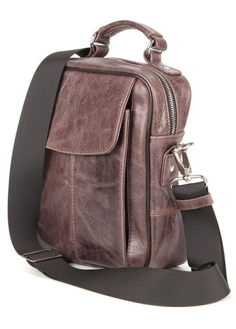 Сумка 00874 кожаная Коричневая Shvigel (329150940)