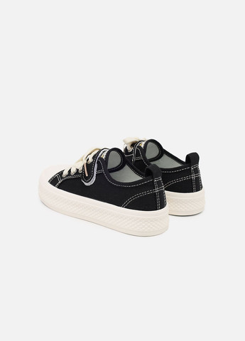 Чорні кеди для дівчинки колір чорний цб-00275950 No Brand
