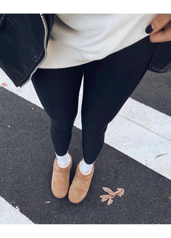 Жіночі теплі щільні лосини на флісі мікродайвінг, розмір PP035 No Brand (365654790)