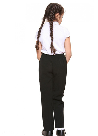 Штани Regular Fit класичні шкільні для дівчинки LIDL 357974 чорний Smart Start (292549780)