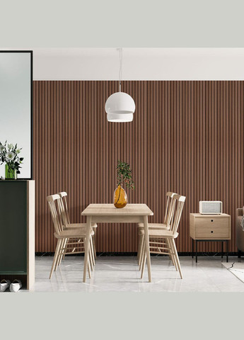 Декоративная рейка WPC стеновая капучино 3000*150*9мм (D) SW00001868 Sticker Wall (298046357)