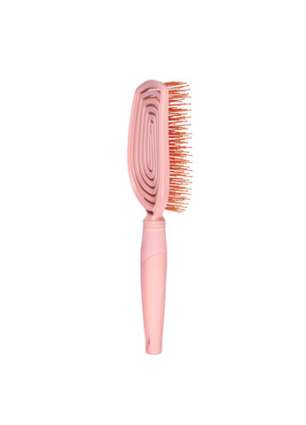 Щітка для волосся масажна продувна з нейлоновою щетиною 98290 SL, Pink Рожева Salon Professional (302722531)