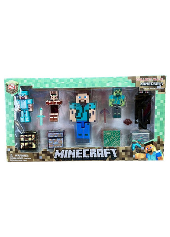 Игровой набор персонажи Minecraft 12 шт. в коробке No Brand (294182676)
