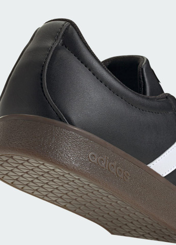 Черные всесезонные кроссовки vl court base adidas