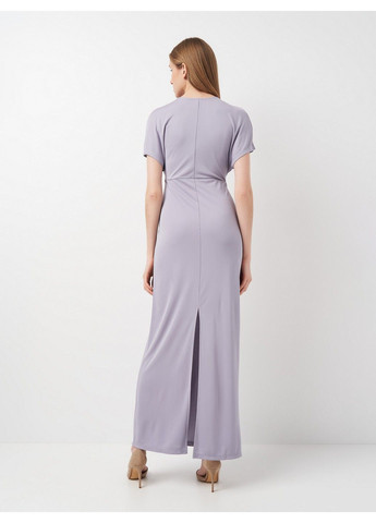 Светло-фиолетовое вечернее платье H&M однотонное