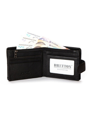 Мужской кожаный кошелек BE 408L black Bretton (282557241)