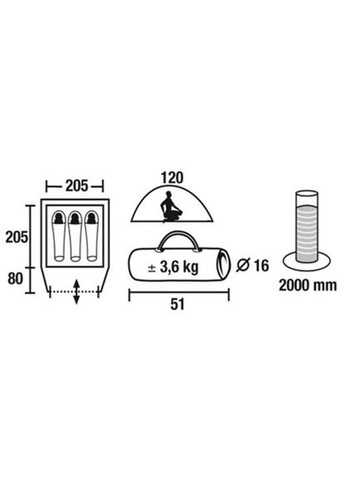 Намет Travel-3 4001831143160_3 Time Eco (316628041)