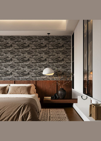 Самоклеюча 3D панель SW-00001481 Під камінь піщаник 700x770x3мм Sticker Wall (298284592)