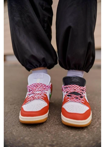 КРОССОВКИ ЖЕНСКИЕ NIKE FRAME SKATE X SB DUNK LOW HABIBI НАЙК СБ ДАНК No Brand комбинированные демисезоны (391005570)