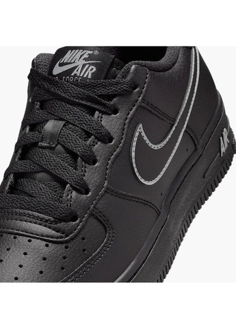 Кросівки жіночі Air Force 1 Gs Black Nike чорні (364839035)