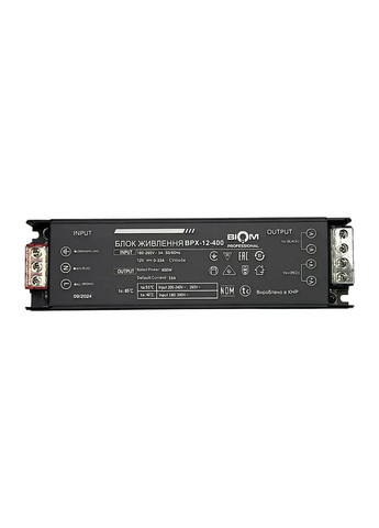 Блок живлення Professional DC12 400W BPX-12-400 33А BIOM (361068868)