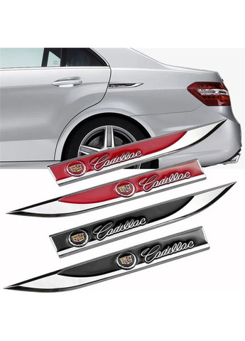 Емблема крила 2шт 148×18мм чорні (метал) Cadillac (369610299)