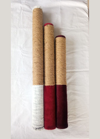 Сменный джутовый столбик с частичной намоткой. Высота 70 см, диаметр 7 см No Brand (328600474)