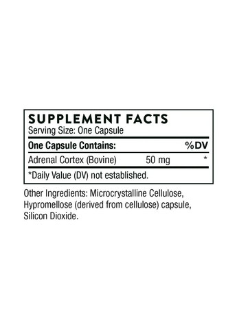 Кора надниркових залоз "Adrenal Cortex", 60 капсул Thorne Research (361113903)