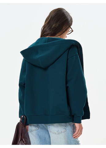 Зіп-худі жіноче утеплене у кольорі темне море ТМ РОЗА Роза (364229791)