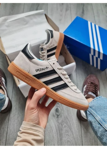 КРОСІВКИ ЖІНОЧІ ADIDAS HANDBALL SPEZIAL GREY АДІДАС СПЕЦІАЛ СІРІ No Brand сірі демісезони (392015692)