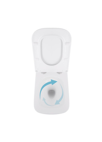 Унитаз подвесной Tern с сиденьем Soft-close Qtap QT17332303ASW (341326599)