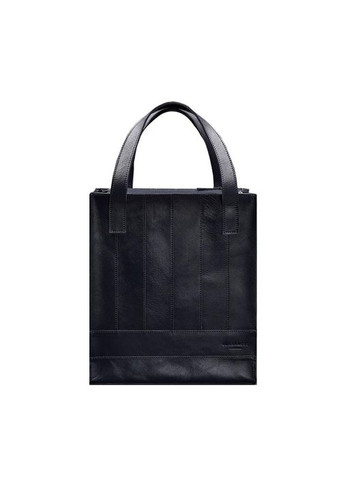 Кожаная женская сумка Бетси темно-синий краст BlankNote шоппер (348359217)