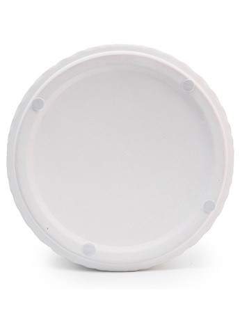 Кашпо для цветов elemi Листок 13 см керамическое 1,3 л белое Мамин Посуд (336213680)