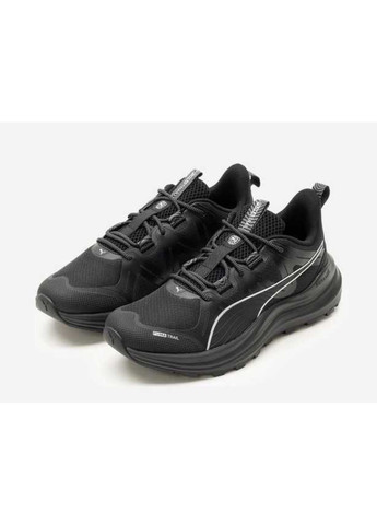 Черные черные всесезонные кроссовки black 310095-01 Puma reflect lite trail ptx running shoes