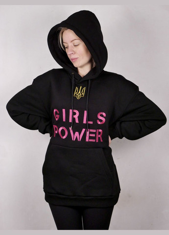 Чорний толстовка худі вишиванка - UVA українська символіка люверси, шнурівка, вишивка (316465285)