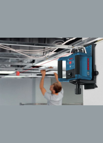 Ротационный лазерный нивелир GRL 300 HV (300 м) + LR1 + RC1 + держатель (24927) Bosch (323165852)