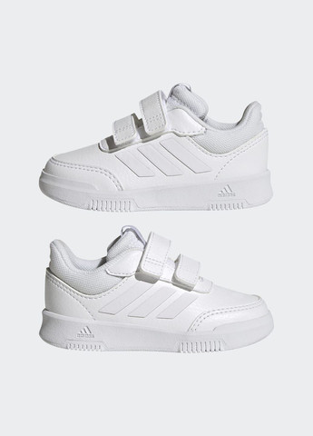 Белые всесезонные кроссовки tensaur hook and loop adidas