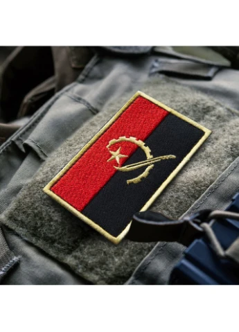 Набір шевронів 2 шт. із липучкою Прапор банголи 5х8 см, вишитий патч (800029804) TM IDEIA (394555358)