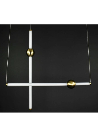 Люстра светодиодная подвесная LED светильник для квартиры на потолок лэд 27158 Латунь 15-180х10х90 см. Sunnysky (324395885)