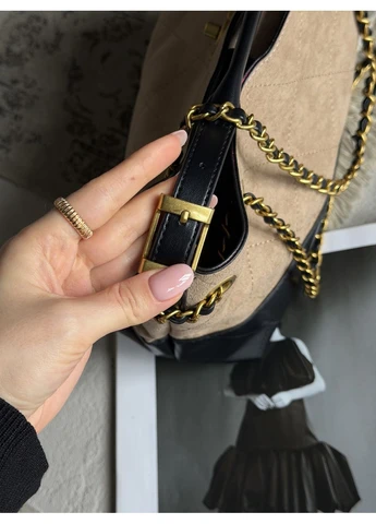 Жіноча сумка тоут Metiers D'art Bag бежевий на плечі No Brand (383982067)