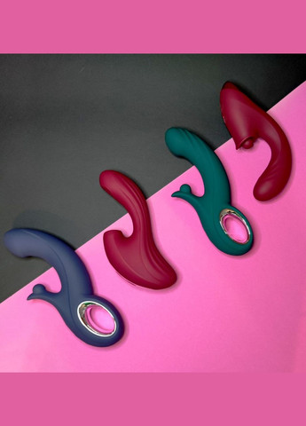 Вібратор-кролик Kissen Raider з фрикціями,, 20.3 см х 3.7 см Chisa (332201458)