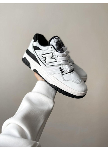 КРОСІВКИ ЖІНОЧІ NEW BALANCE 550 BLACK WHITE НЬЮ БЕЛАНС 550 No Brand чорні демісезони (368855789)