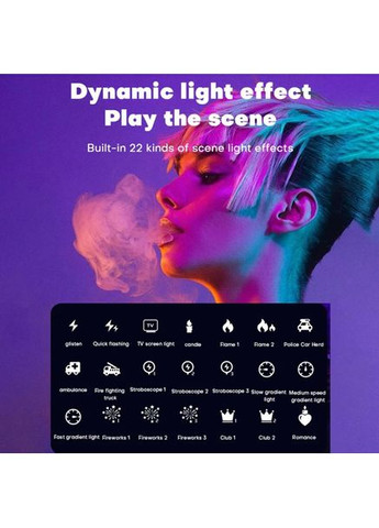 Накамерный свет M20 RGB, 72+42 LED, 22 эффекта, аккумулятор 3000 mAh No Brand (361944435)