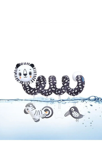 Спіральна підвісна іграшка для коляски та ліжечка Левеня з друзями — чорно-біла з гризунцем 0+ STD (365267994)