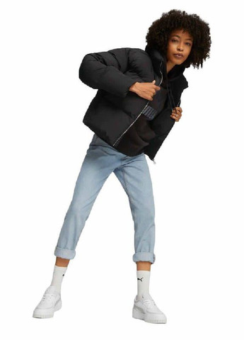 Черная куртка женская Puma classics oversized women’s puffer jacket
