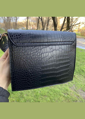 Женская мини сумка через плечо под рептилию, сумочка змеиная эко кожа модная No Brand (334730271)