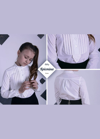 Блузка з довгим рукавом для дівчинки No Brand (301852969)