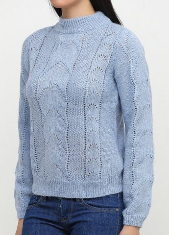 Светло-голубой демисезонный свитер H&M