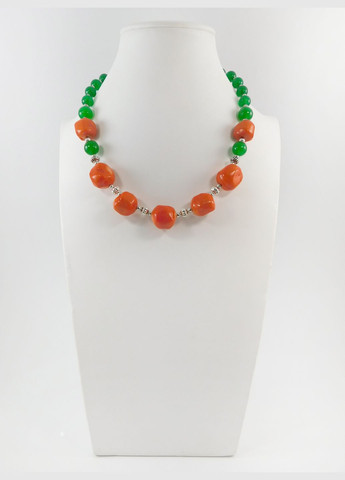 Намисто "Святослава" Корал, Хризопраз Fursa fashion (322315444)